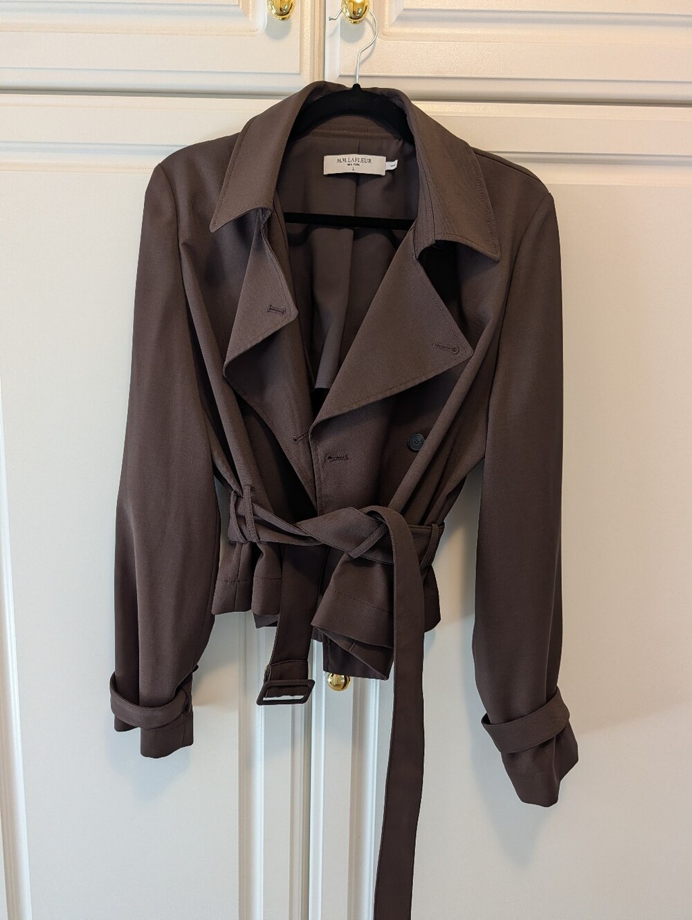 Mm La Fleur Scotte Trench In Date (Espresso Brown) - Picture 3 of 6